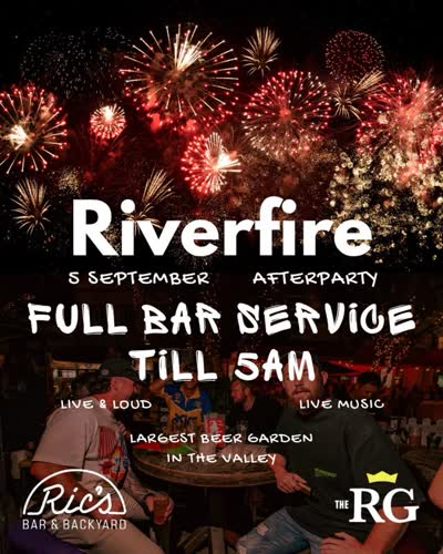 RGs x Rics = the Riverfire afterparty