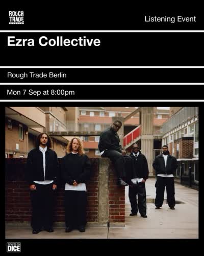 Ezra Collective Pre-release Listening Party for 'Here Because of Hope'