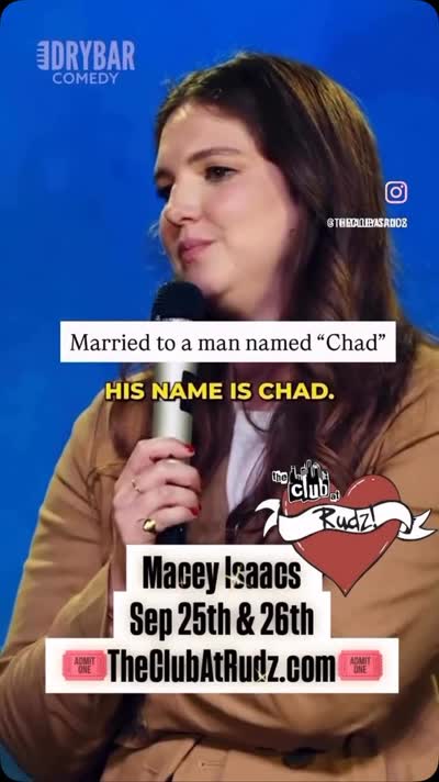 Drybar Comedy presents Macey Isaacs at The Club at Rudz