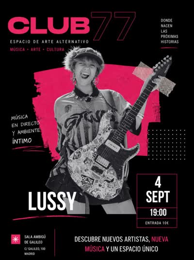 Energía, emoción y cero filtros. Lussy en directo