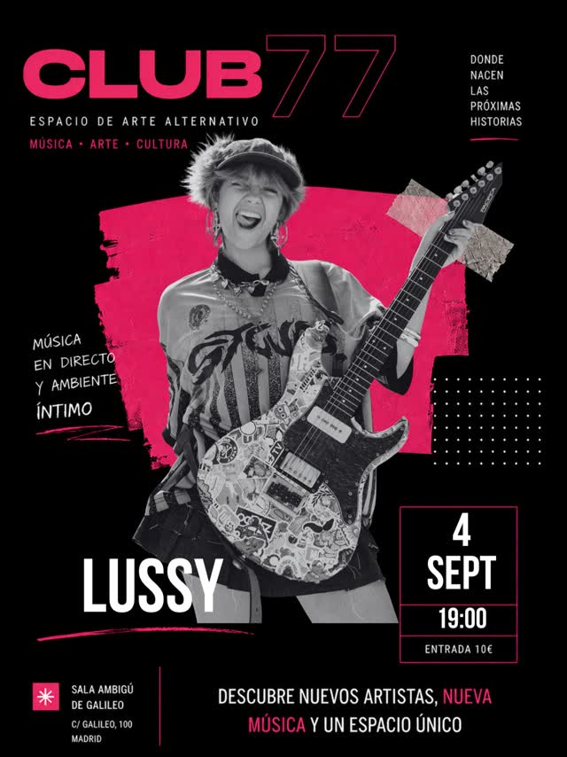 Energía, emoción y cero filtros. Lussy en directo