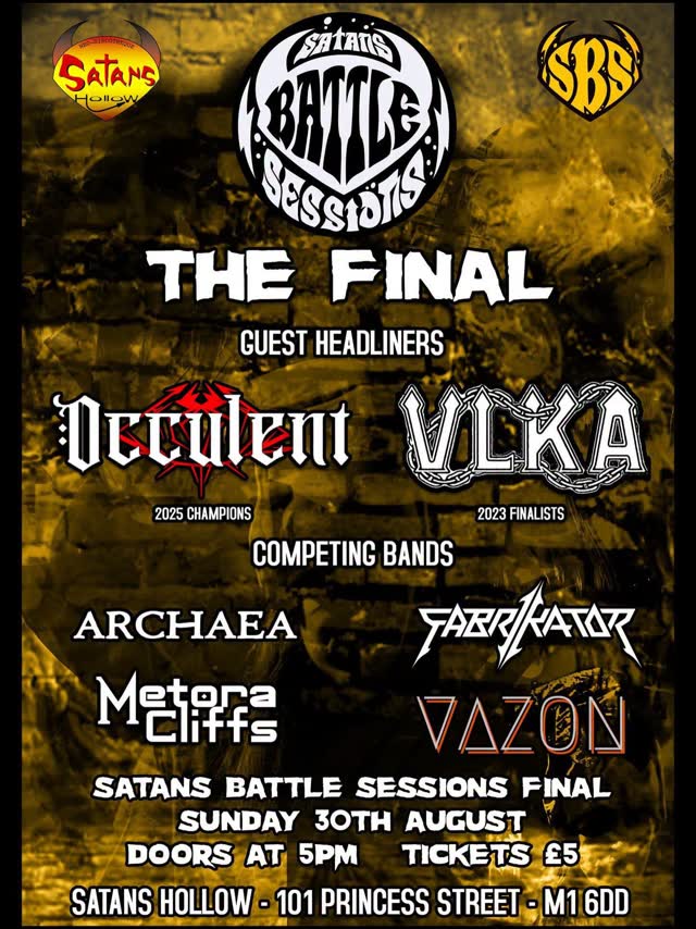 Double header bank holiday special at Satans Hollow tonight 🤘