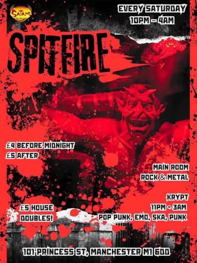 Tonight at Satans Hollow. Doors open at 10 🤘