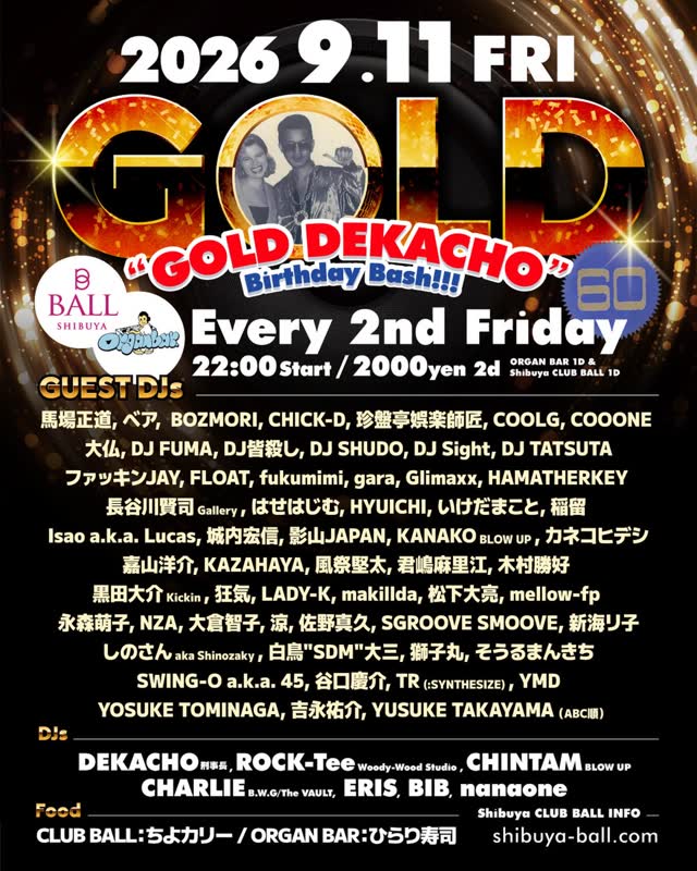 GOLD DEKACHO Birthday Bash
