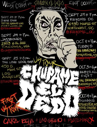 Secret Planet presents a night of disoriented tropical madness with Chúpame El Dedo and Abismo Ónix