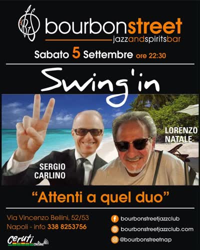 Sabato 5 Settembre LIVE❕ 🎶Swing’In🎶
