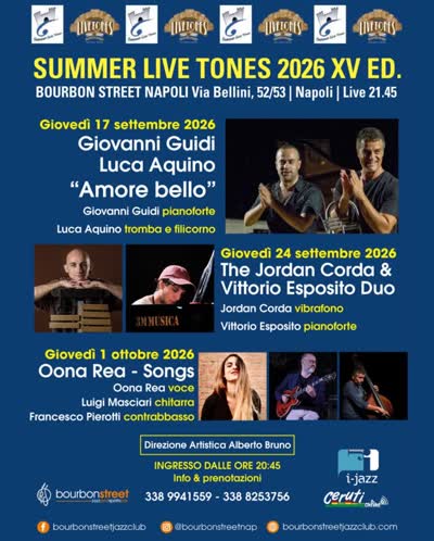 SUMMER LIVE TONES 2026 — XV ED.