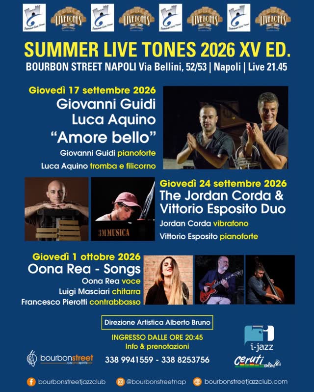 SUMMER LIVE TONES 2026 — XV ED.