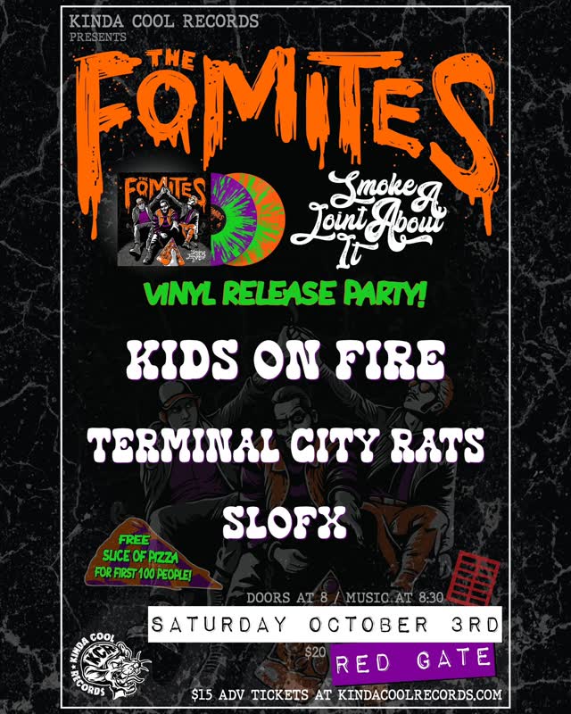 The Fomites Vinyl Release Party!