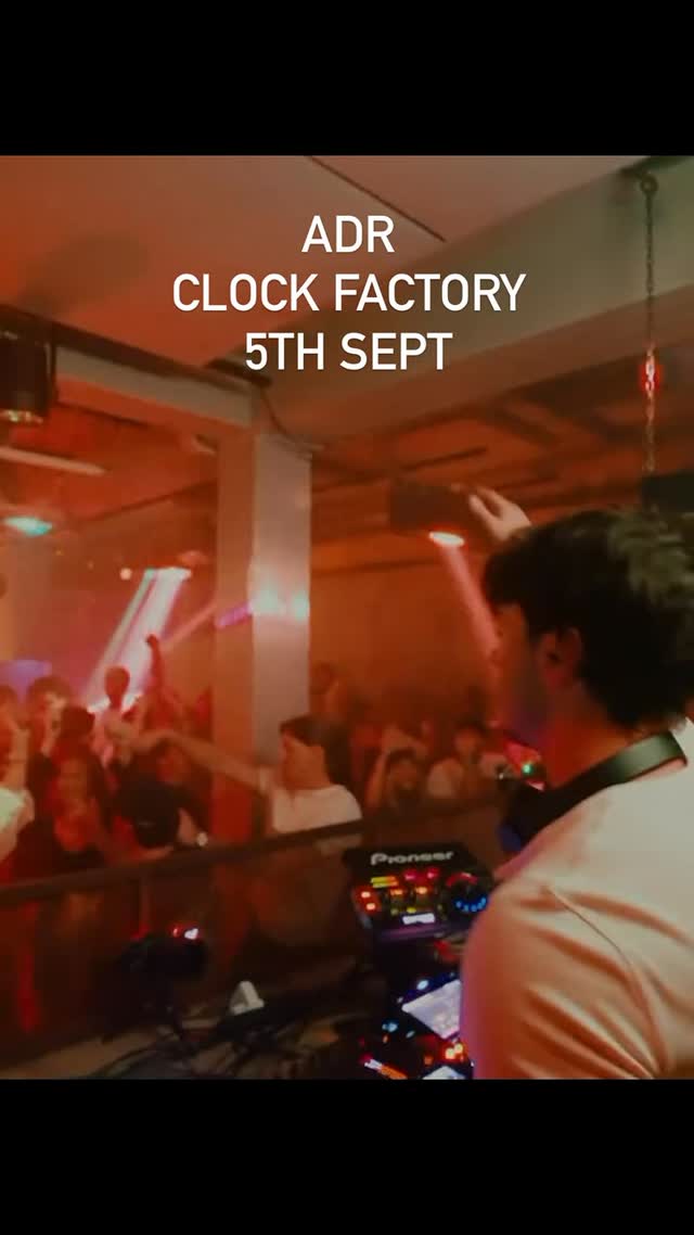@adrmusicuk comes to @clockfactorybristol Saturday 5th Sept