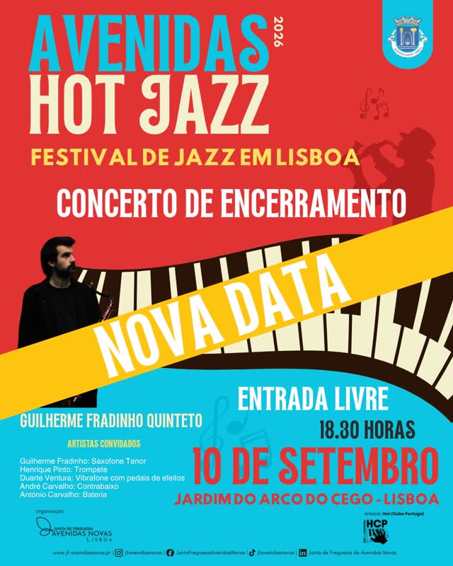 Concerto de encerramento do Festival de Jazz em Lisboa – Avenidas Hot Jazz