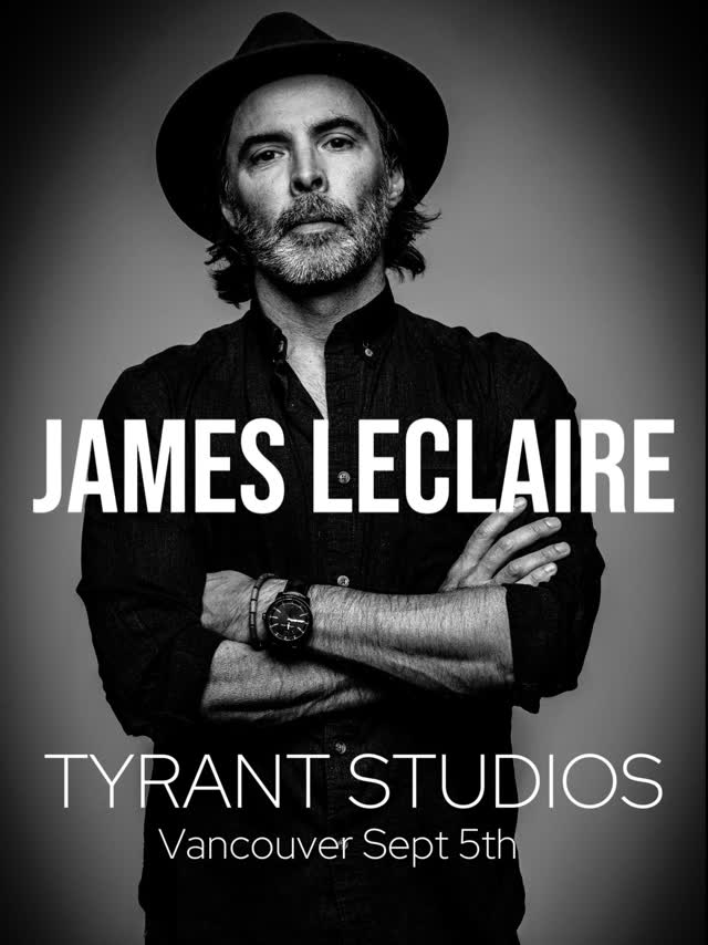 VANCOUVER!!! I can’t want to see you at @tyrantstudios.yvr on Sept 5th! Come out and let me sing you some tunes.