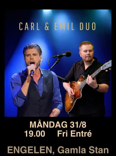 MÅNDAG, CARL & EMIL DUO LIVE