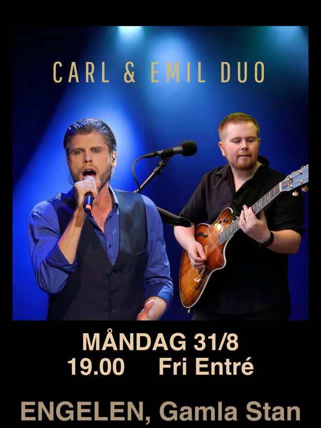 MÅNDAG, CARL & EMIL DUO LIVE
