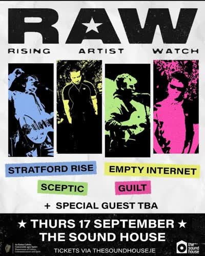The Sound House Presents RAW ‘Rising Artist Watch’
