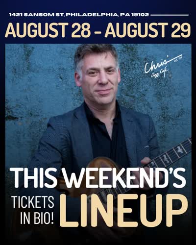 Peter Bernstein & his All-Star Quartet take over the stage this weekend followed by Oliver Mayman’s weekly Jam Session on Friday night and James Santangelo’s Late Night Jam on Saturday night