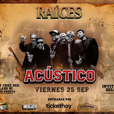 Raices presenta un show acústico junto a invitados de lujo