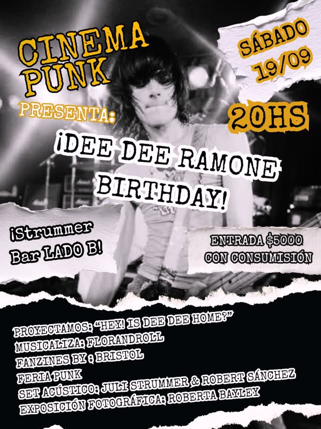 CINEMA PUNK PRESENTA: DEE DEE RAMONE BIRTHDAY