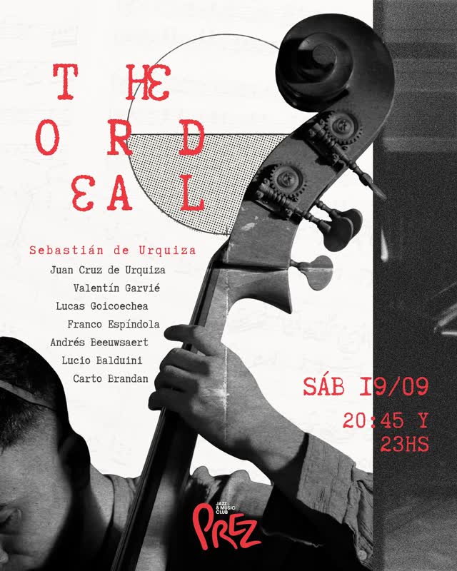 El 19/9 volvemos a presentar este proyecto que significa mucho para mí. Va a ser un ordeal más expandido.