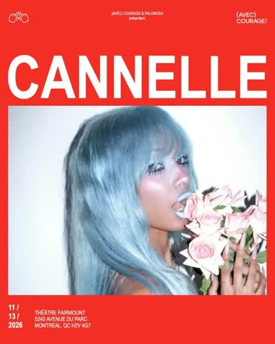 Cannelle sera au Théâtre Fairmount le 13 novembre