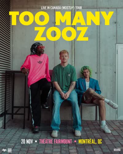 NOUVELLE ANNONCE / JUST ANNOUNCED: Too Many Zooz at Théâtre Fairmount