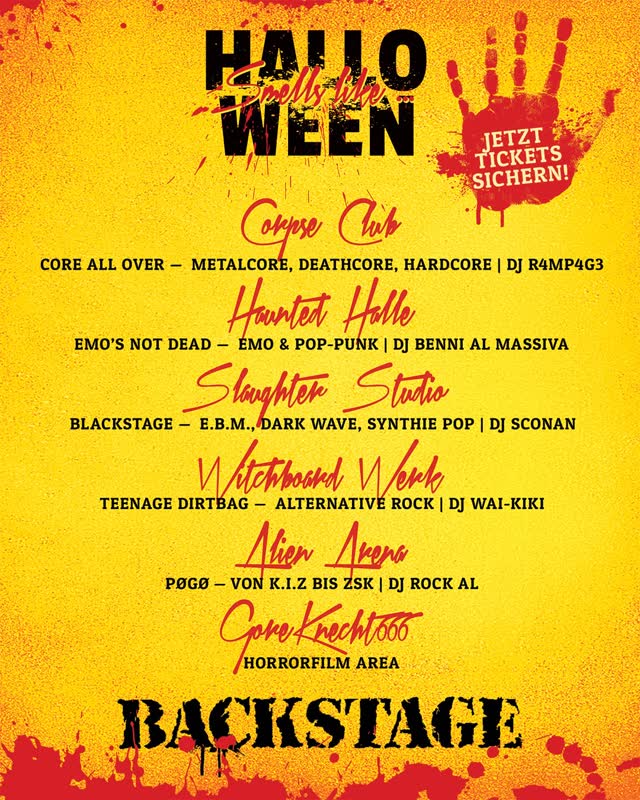 SMELLS LIKE... HALLOWEEN! Die All-Area-Party