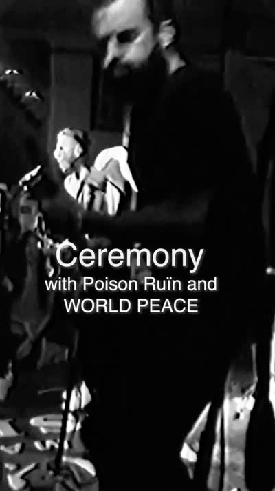 @kfaifmradio presents @ceremony is playing the fine line on September 13 with @poisonruin and @worldfuckingpeace