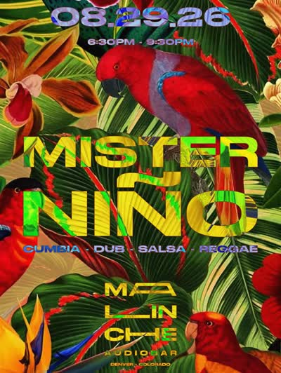 @misternino_ Returns this Saturday from 6:30pm to 9:30pm —Bringing Cumbia, Dub, Salsa & Reggae to the Room.