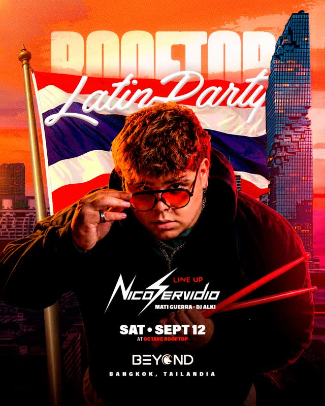 Latin Party above the city