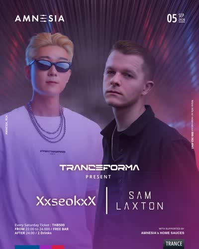 TRANCEFORMA presents SAM LAXTON & SEOK
