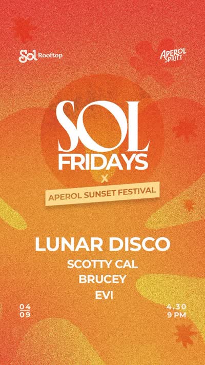 Sol Fridays x Aperol Sunset Festival