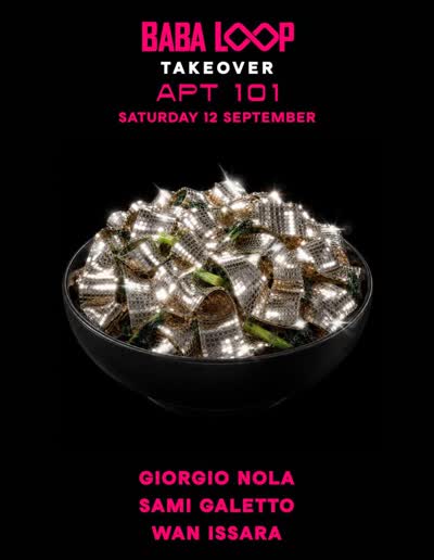 Baba Loop is back in Bangkok, taking over @apt101club