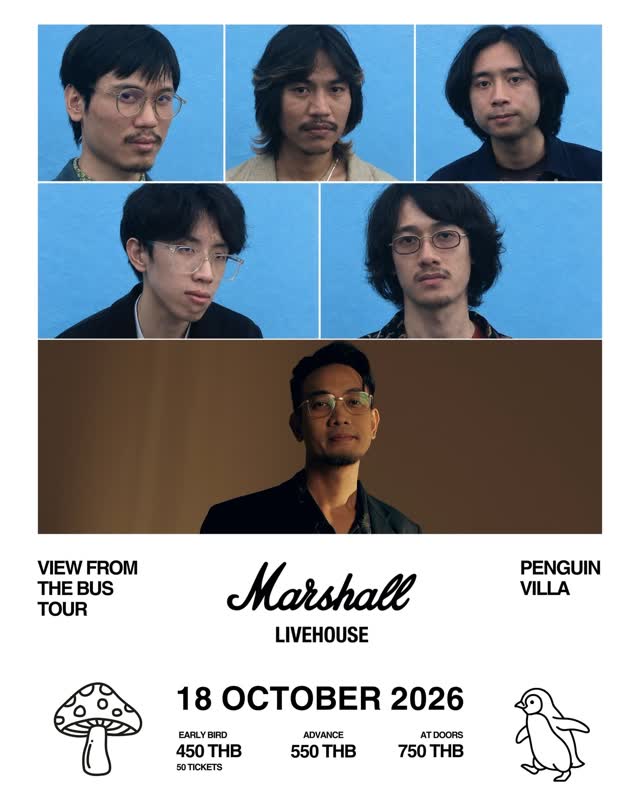 Full band show with Penguin Villa at Marshall Livehouse BKK