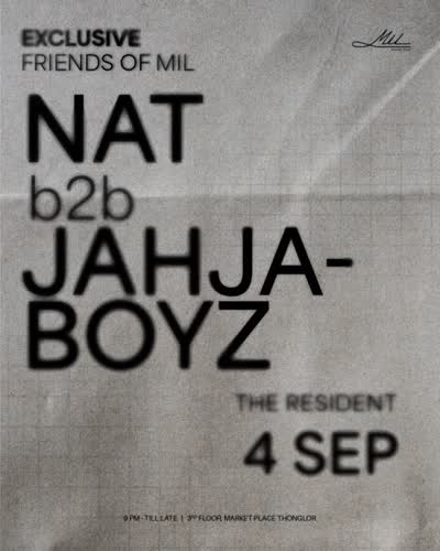 EXCLUSIVE night with DJ NAT b2b DJ JAHJABOYZ