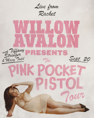 VENUE CHANGE: the Willow Avalon show at Webster Hall on September 20 has moved to Racket on the same night 💗 all tickets purchased for the Webster Hall show will be honored at the Racket show