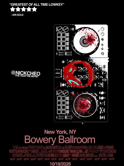 JUST ANNOUNCED Nick Cheo October 18 Tickets on sale Tomorrow @ 10am!