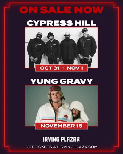 Cypress Hill & Yung Gravy at Irving Plaza