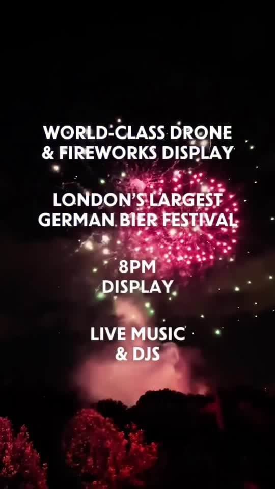 London's biggest bonfire night out