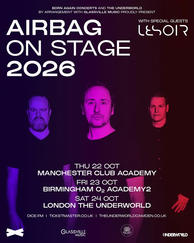Airbag Sound UK Tour October