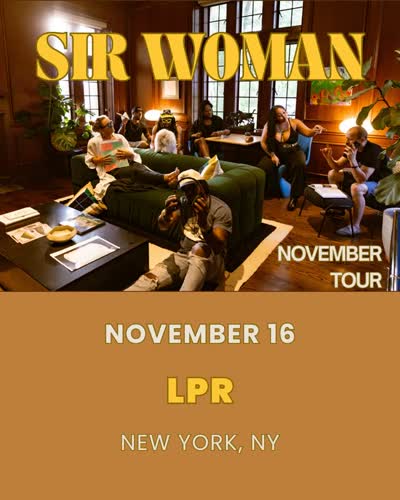 JUST ANNOUNCED: @sirwomanmusic serves up soulful grooves at LPR on November 16 🌻
