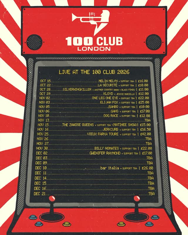 Live at the 100 Club 2026