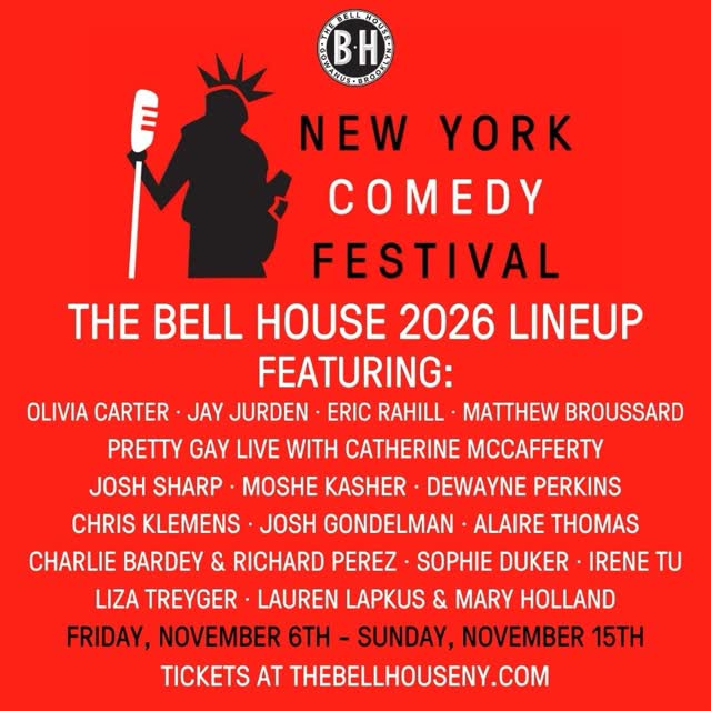 New York Comedy Festival - The Bell House 2026 Lineup