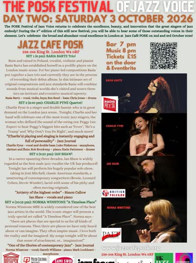 THE POSK FESTIVAL OF JAZZ VOICE 2026: DAY TWO!