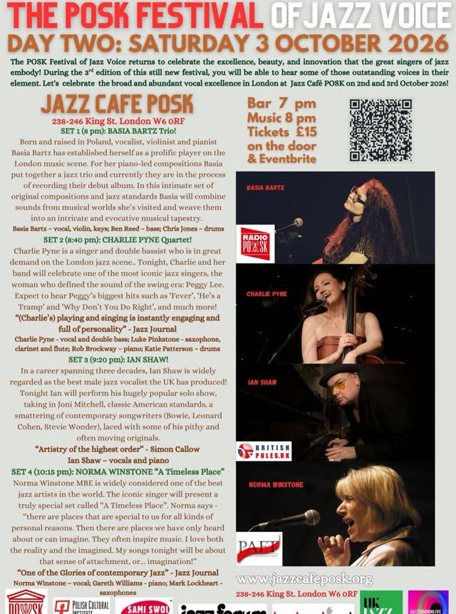 THE POSK FESTIVAL OF JAZZ VOICE 2026: DAY TWO!