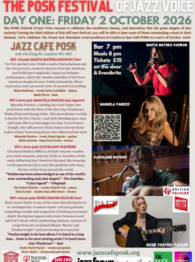 THE POSK FESTIVAL OF JAZZ VOICE 2026: DAY ONE!