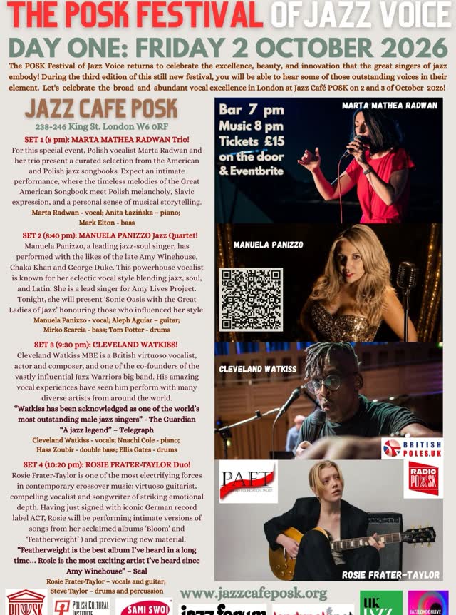 THE POSK FESTIVAL OF JAZZ VOICE 2026: DAY ONE!