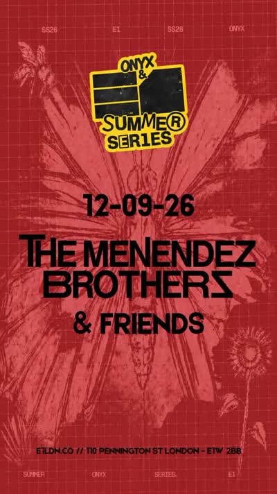 @themenendezbros continue their E1 residency on 12 September
