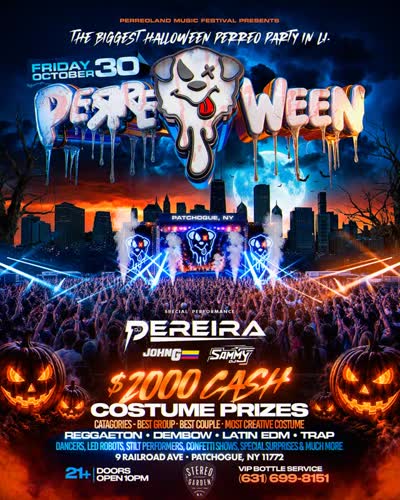 PERREOWEEN IS TAKING OVER LONG ISLAND!