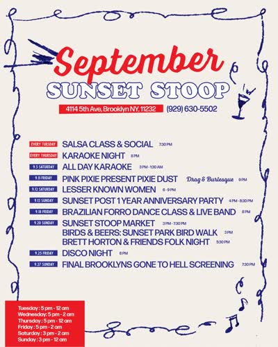 September Sunset Stoop