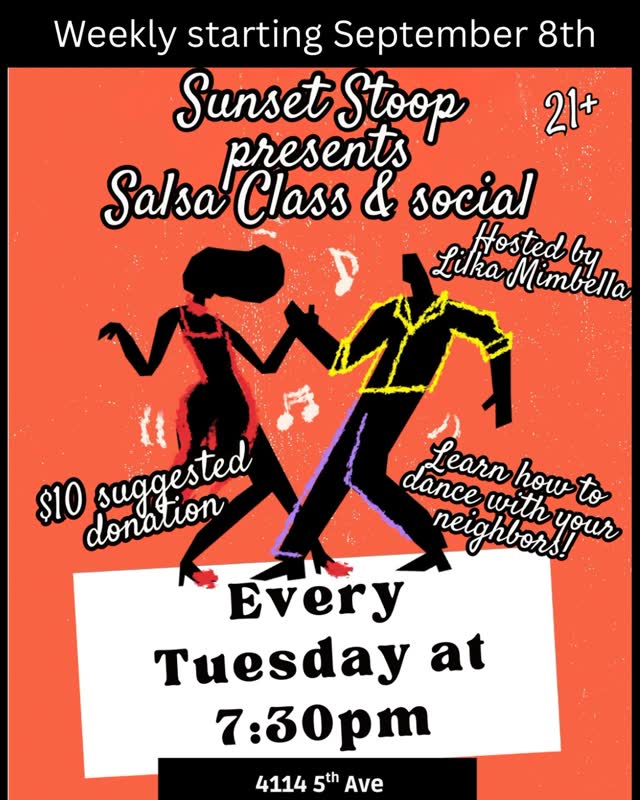 Sunset Stoop presents Salsa Class & social